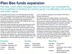 Young Company Finance Scotland - Plan Bee Ltd